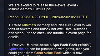 Ep4: Mihime-sama’s Lustful Spa Gameplay: Final H-scene Video Unlocked