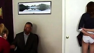 Curvy ass brunette spanked banged and facial