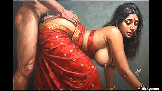 Desi stepdad teaches his daughter how to take dicks like her stepmom