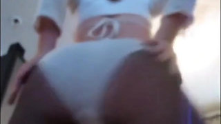 Virgina's twerking in fishnets