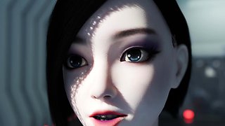 Japanese Echo Takes Assfuck in Space Before Back Cumshot