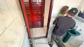A Rubs Against His Step-sister in the Bathroom