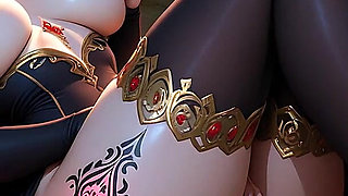 Lustrender: Kurdish Shadow Elf Witch Pregnant Nipple Pull - Ai Video