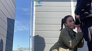 Frankfurt, Above the Dächern Cumshot Face, Mouth