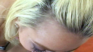 Blonde Slut Tongues Bwc Before Fingering Orgasm Explosion