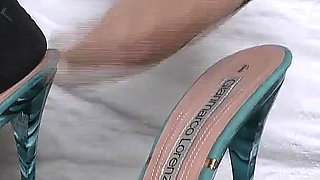 Exciting Turquoise Aqua High Heels Showcase