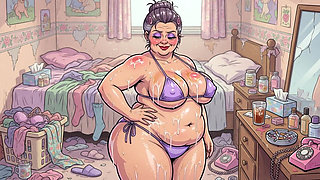 Cum Glazed SSBBW Animation