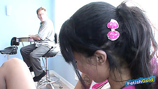 Busty Teen Brunette Seduces Stepdad For Hardcore Fuck While Stepmom Is Out