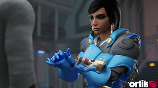 Pharah - Gym Training Session BBC Blowjob & Wild Anal Fuck with Black Big Dick 3D Overwatch Animation