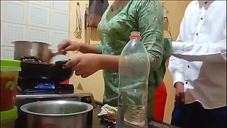 Indian Hot Wife Got Fucked While Cooking In Kitchen By Husband