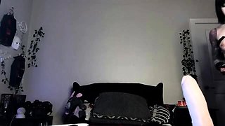 Crazy skinny cosplay teen Ivey_Strigoi fuck her smooth