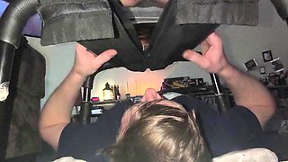 Face fucking with the pussy