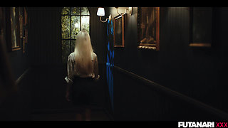 Cute Petite Blonde Girl Nata Gold Facefucked by Horny Real Life Futa Shemale Amirah - It Follows Parody