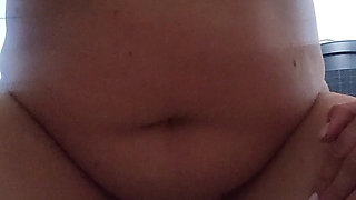 Orgasm control training: nipple clamps, wand on my cunt, panties in my mouth to keep myself quiet