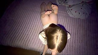 Russian cutie asked her roommate to come and fuck a pink pussy