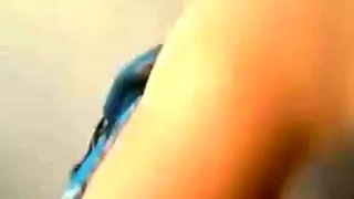 Arab GF Flashes Webcam to BF