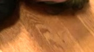 Close up teen foot worship