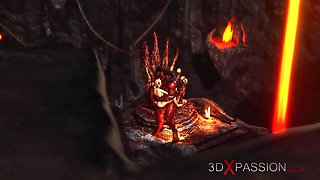 Inferno. hot porn in hell. devil pounds hard a teenager sexy woman