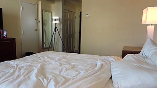 Horny busty blonde babe with big boobs