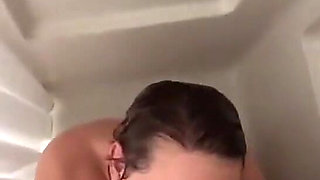 My Boobs Get Fucked and Covered in Cum! Then I Get Dirty in the Shower and Swallow His Second Load
