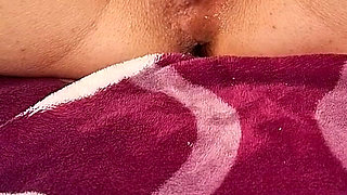Lizzie Gets Her Pussy Ready for Her Husband by Masturbating!