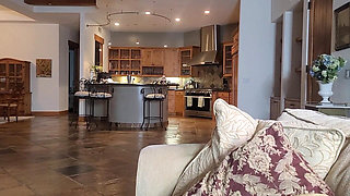 Slut Girlfriend Squirts and Ruins Her Gym Outfit