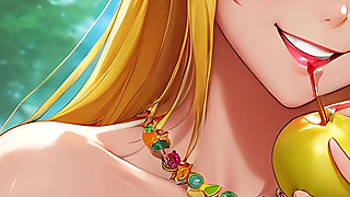 Cartoon Nude Adult Woman Eating Tangelo (part 2) - Ai Slideshow