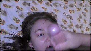 Teaching Teens To Fuck. Skinny Chocolate Girl & Chubby White Slut Get Cum