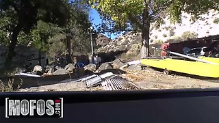 Stranded Teen Hayden Hennessy Sucks Cock for a Ride Home