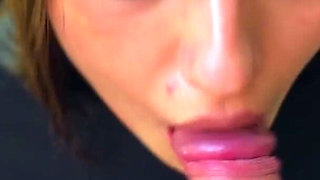 Hot Young Slut Gives Blowjob to a Stranger in the Car