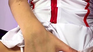 Great Big Boobs On Masturbating Redhead