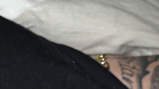 Slutty step mom pulled out step son dick without shame and handjob his dick for fun