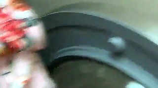 Stepbro Spies on Me Doing Laundry, Steals My Panties & Fucks Me Hard While I’m on the Phone with Mom- POV