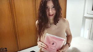 Female masturbation, fur covered, extreme insertion