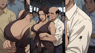 Indian Slutty Babes Degraded & Ravaged by Ugly Fat Dirty Old Men in the Bus - Part 1