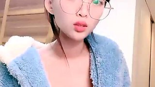 Cute Asian Chubby Teen Wild Dildo Masturbation