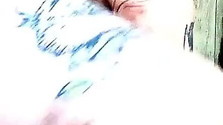 Licking the Head of That Big Cock She's Hopping on Top with Wet Dripping Pussy Slop