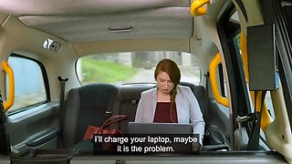 Fake Taxi Russian MILF Sata Jones backseat orgasms