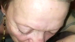 Slut wife sucks and swallows