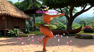 Big Ass Beauty Moana Fucked In Group By Tribal Villagers