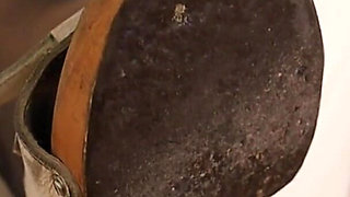 Calm Dangling in Sheer Nylons