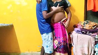 Krishnarony fucks his big ass Indian stepmom doggy style while wife is away