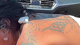 Rough Outdoor Fuck on the Car in Montenegro- Sexy Brunette Latina Show Extreme Blowjob and Fuck Doggy Style in POV
