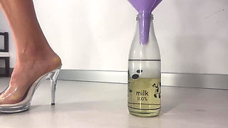 Peeing in a Bottle Through a Funnel