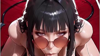 Atkins Heaven - Succubus Eagerly Sucks Your Cock Until She Gets Covered In Cum - [ai] With Car Toon