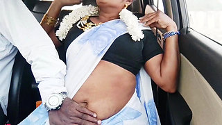 Indian Bhabi Car Sex. Beautiful Saree Housewife Try to Fucking with Stepson Car Drive.telugu Dirty Talks.