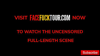 Her beta BOYFRIEND had no idea... this CUTE LATINA TEEN swallowed my cock in a nasty FACE FUCKING