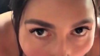 CarynBeaumont sexy point of view bj in the gym