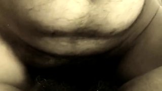 Bush Penetration Close-Up - Hairy Amateur Mature Girl POV