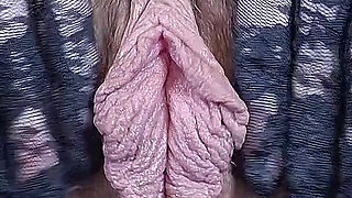 Black Stockings & Lace Gloves MILF Masturbation with Vibrator